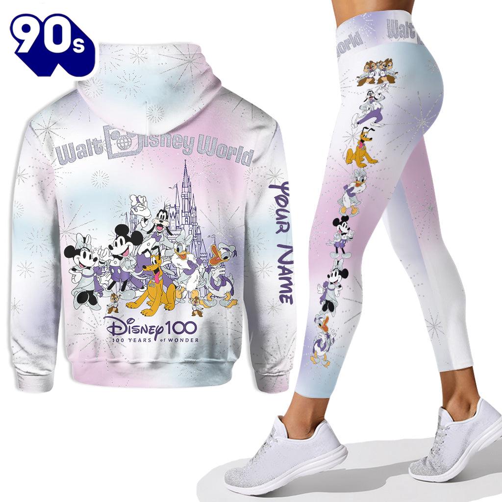 100 Years Of Wonder - Personalized Mickey Mouse Hoodie and Leggings 100 Years Of Wonder - Personalized Mickey Mouse Hoodie and Leggings