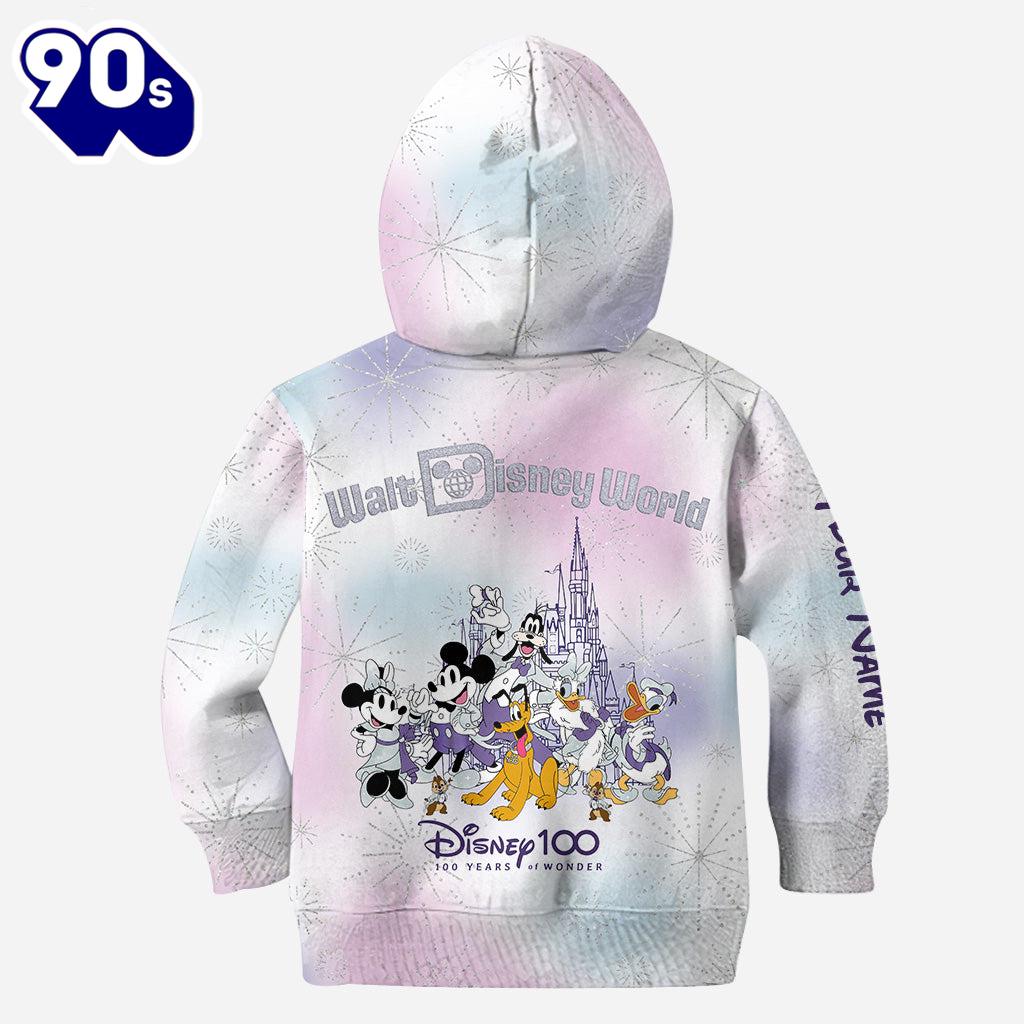 100 Years Of Wonder - Personalized Mickey Mouse Hoodie and Leggings 100 Years Of Wonder - Personalized Mickey Mouse Hoodie and Leggings