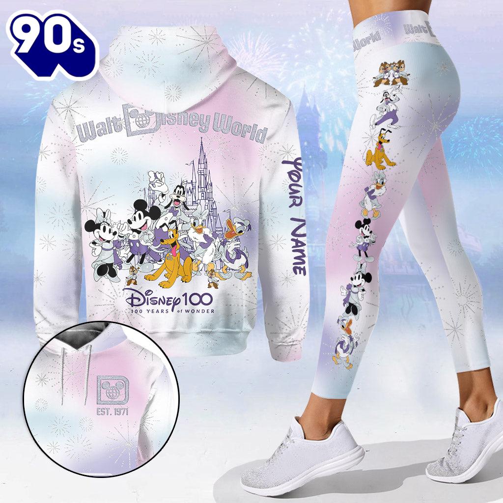 100 Years Of Wonder - Personalized Mickey Mouse Hoodie and Leggings 100 Years Of Wonder - Personalized Mickey Mouse Hoodie and Leggings