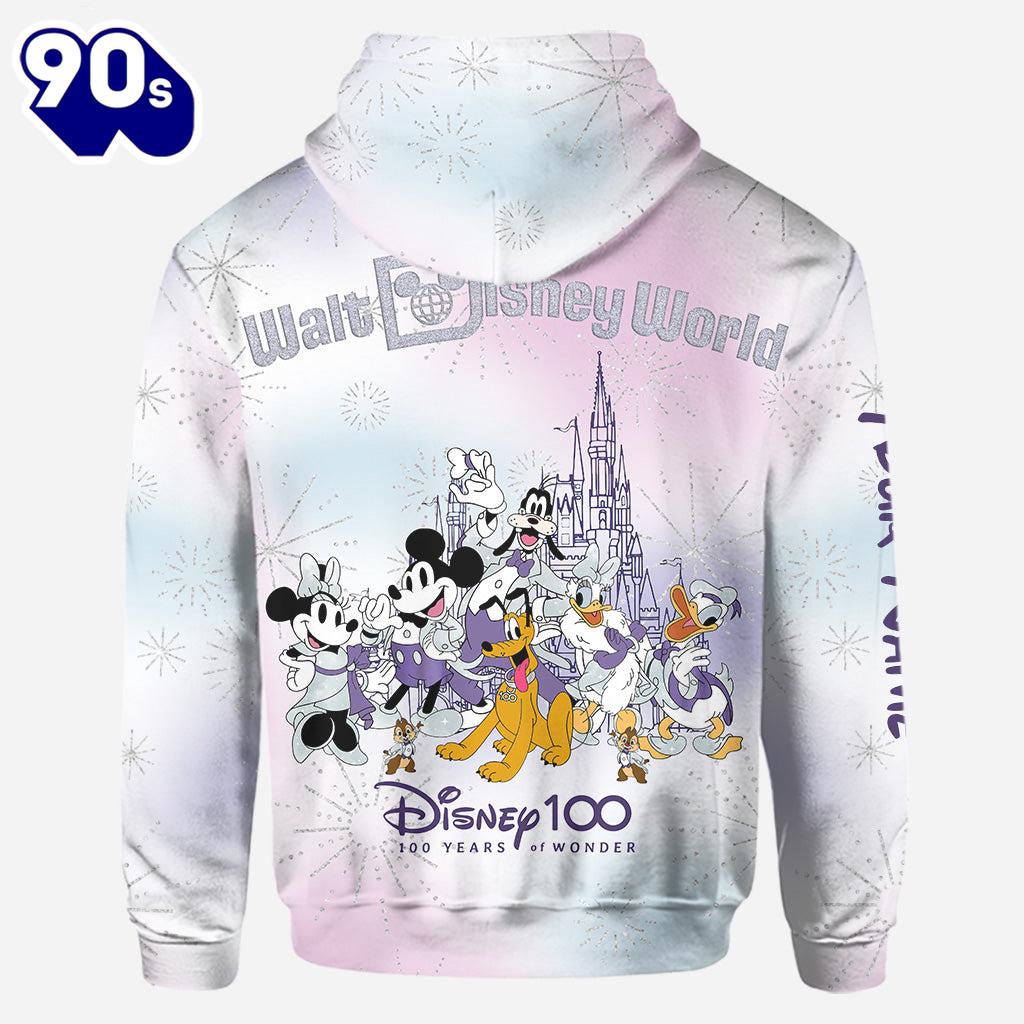 100 Years Of Wonder - Personalized Mickey Mouse Hoodie and Leggings 100 Years Of Wonder - Personalized Mickey Mouse Hoodie and Leggings