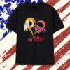 Washington football greatness and Virginia Tech Hokies mashup heart with Superman chest rip T Shirt, Viral 2D Graphic Tee