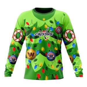 NHL Washington Capitals Specialized Christmass Tree Color And City's Sport Teams Hoodie, T Shirt, Trending NHL 3D Tee Nhl Washington Capitals Specialized Christmass Tree Color And City S Sport Teams Hoodie T Shirt 3