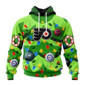 NHL Philadelphia Flyers Specialized Christmass Tree Color And City's Sport Teams Hoodie, T Shirt, Trending NHL 3D Tee Nhl Philadelphia Flyers Specialized Christmass Tree Color And City S Sport Teams Hoodie T Shirt 1