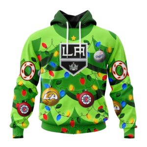 NHL Los Angeles Kings Specialized Christmass Tree Color And City's Sport Teams Hoodie, T Shirt, Trending NHL 3D Tee Nhl Los Angeles Kings Specialized Christmass Tree Color And City S Sport Teams Hoodie T Shirt 1