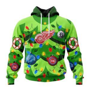 NHL Detroit Red Wings Specialized Christmass Tree Color And City's Sport Teams Hoodie, T Shirt, Trending NHL 3D Tee Nhl Detroit Red Wings Specialized Christmass Tree Color And City S Sport Teams Hoodie T Shirt 1