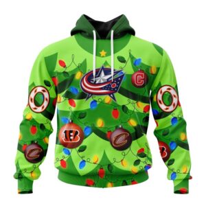 NHL Columbus Blue Jackets Specialized Christmass Tree Color And City's Sport Teams Hoodie, T Shirt, Trending NHL 3D Tee Nhl Columbus Blue Jackets Specialized Christmass Tree Color And City S Sport Teams Hoodie T Shirt 1