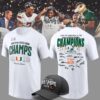 Miami Hurricanes College Football Playoff 2026 Fiesta Bowl Champions Locker Room Signature T Shirt, Sport Trend 3D Shirt