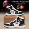Stevie Wonder Songs in the Key of Life Performances 50th Anniversary Signed Black Air Jordan 1 Shoes, Trending Music AJ1