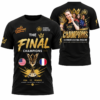Caitlin Clark x Stephanie White x Aliyah Boston Team USA FIBA Women’s Basketball World Cup 2026 Champions T Shirt, Sport Trend 3D Shirt
