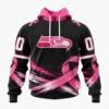 NFL Seattle Seahawks Personalized Pink Fights Breast Cancer 2026 Design Hoodie, TShirt, Sweatshirt, NFL Trending Shirt