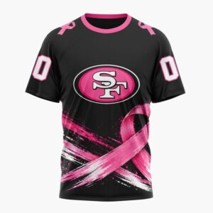 NFL San Francisco 49ers Personalized Pink Fights Breast Cancer 2026 Design Hoodie, TShirt, Sweatshirt, NFL Trending Shirt Nfl San Francisco 49ers Personalized Pink Fights Breast Cancer 2026 Design Hoodie Tshirt Sweatshirt 2