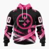NFL Pittsburgh Steelers Personalized Pink Fights Breast Cancer 2026 Design Hoodie, TShirt, Sweatshirt, NFL Trending Shirt