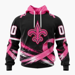 NFL New Orleans Saints Personalized Pink Fights Breast Cancer 2026 Design Hoodie, TShirt, Sweatshirt, NFL Trending Shirt Nfl New Orleans Saints Personalized Pink Fights Breast Cancer 2026 Design Hoodie Tshirt Sweatshirt 1