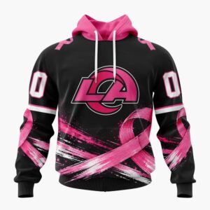 NFL Los Angeles Rams Personalized Pink Fights Breast Cancer 2026 Design Hoodie, TShirt, Sweatshirt, NFL Trending Shirt Nfl Los Angeles Rams Personalized Pink Fights Breast Cancer 2026 Design Hoodie Tshirt Sweatshirt 1