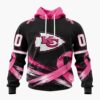 NFL Kansas City Chiefs Personalized Pink Fights Breast Cancer 2026 Design Hoodie, TShirt, Sweatshirt, NFL Trending Shirt