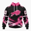NFL Buffalo Bills Personalized Pink Fights Breast Cancer 2026 Design Hoodie, TShirt, Sweatshirt, NFL Trending Shirt