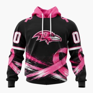 NFL Baltimore Ravens Personalized Pink Fights Breast Cancer 2026 Design Hoodie, TShirt, Sweatshirt, NFL Trending Shirt Nfl Baltimore Ravens Personalized Pink Fights Breast Cancer 2026 Design Hoodie Tshirt Sweatshirt 1