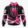 NHL Vegas Golden Knights 2026 Hockey Pink Fights Breast Cancer Design Hoodie, TShirt, Sweatshirt, Trending NHL 3D Tee