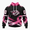 NHL Nashville Predators 2026 Hockey Pink Fights Breast Cancer Design Hoodie, TShirt, Sweatshirt, Trending NHL 3D Tee