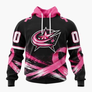 NHL Columbus Blue Jackets 2026 Hockey Pink Fights Breast Cancer Design Hoodie, TShirt, Sweatshirt, Trending NHL 3D Tee Nhl Columbus Blue Jackets 2026 Hockey Pink Fights Breast Cancer Design Hoodie Tshirt Sweatshirt 1