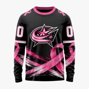 NHL Columbus Blue Jackets 2026 Hockey Pink Fights Breast Cancer Design Hoodie, TShirt, Sweatshirt, Trending NHL 3D Tee Nhl Columbus Blue Jackets 2026 Hockey Pink Fights Breast Cancer Design Hoodie Tshirt Sweatshirt 4