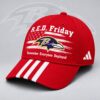 Baltimore Ravens NFL RED Friday Patriotic American Flag Remember Everyone Deployed Three Stripe Baseball Cap, Football Classic Cap