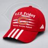 Chicago Bears NFL RED Friday Patriotic American Flag Remember Everyone Deployed Three Stripe Baseball Cap, Football Classic Cap