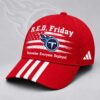 Tennessee Titans NFL RED Friday Patriotic American Flag Remember Everyone Deployed Three Stripe Baseball Cap, Football Classic Cap