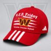 Washington Commanders NFL RED Friday Patriotic American Flag Remember Everyone Deployed Three Stripe Baseball Cap, Football Classic Cap