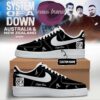 System Of A Down And Faith No More Australia x New Zealand Tour Black Air Force 1 Shoes Sneakers, Trending Music AF1