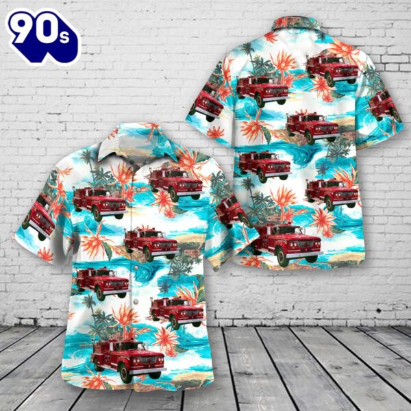 1964 Dodge Fire Truck Hawaiian Shirt