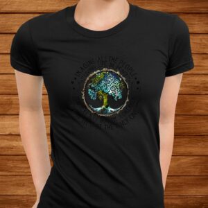 All The People Imagine Living Life In Peace Hippie Shirt 2