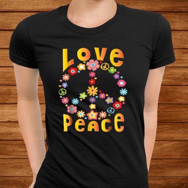 Hippie Love Peace Freedom Shirt 60s 70s Tie Dye Shirt