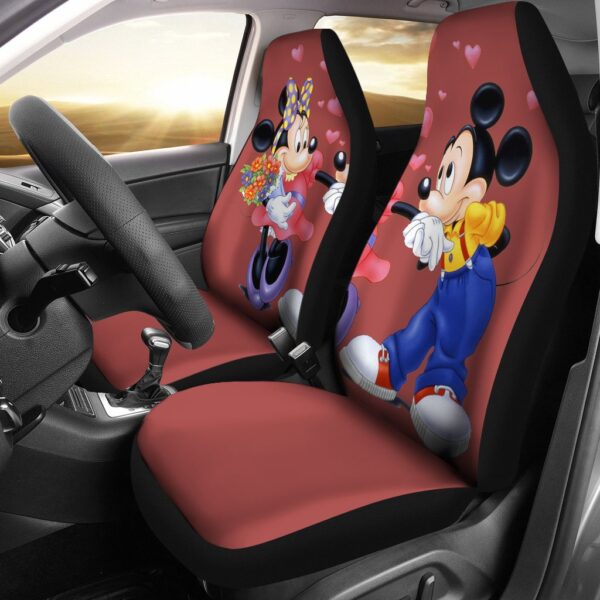 Mickey & Minnie Mouse Disney Cartoon Car Seat Covers