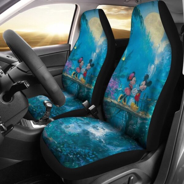 Mickey & Minnie Cartoon Fan Gift Car Seat Covers