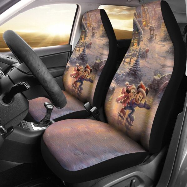 Mickey& Minnie Ice Skating Car Seat Covers