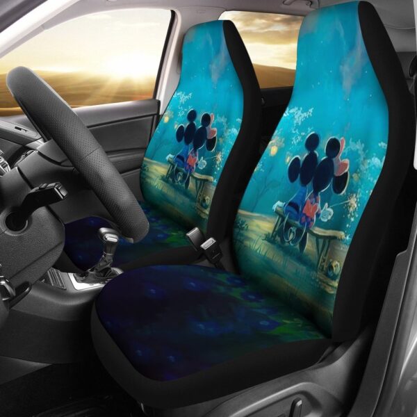 Mickey & Minnie Mouse Cartoon Fan Gift Car Seat Covers