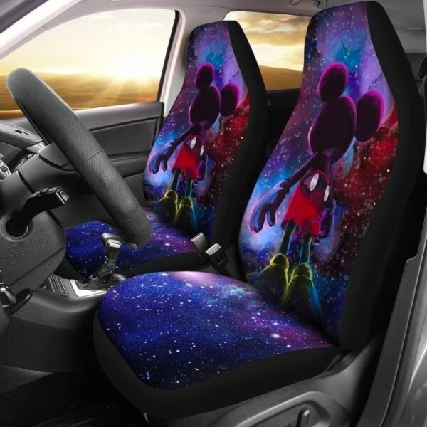 Mickey Mouse Galaxy Background Car Seat Covers