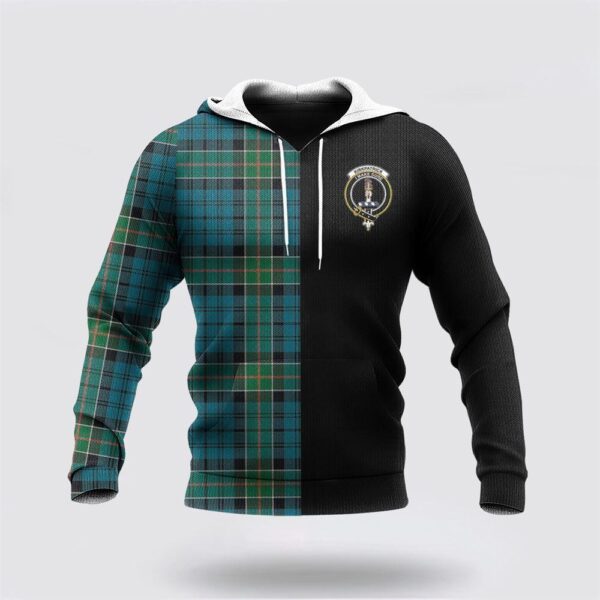 St Patrick’s Day Hoodie Kirkpatrick Hoodie Family Crest Tartan Hoodies Half Of Me Style