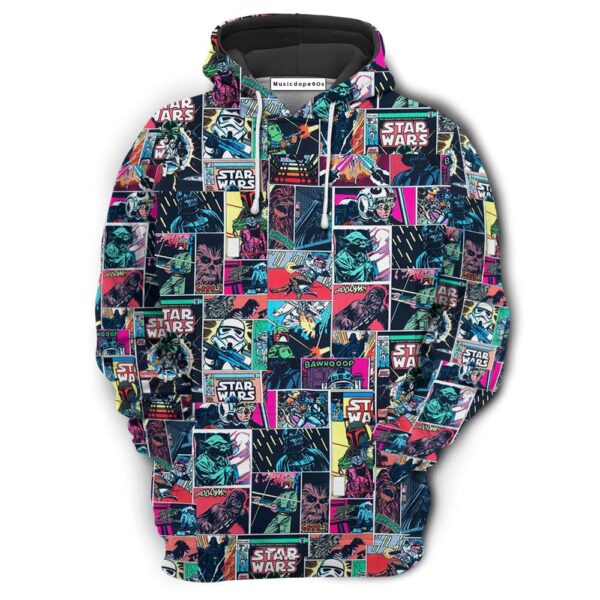 Star Wars Cantina  Movie 3D Hoodie