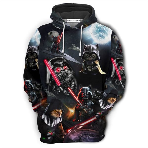 Star Wars Cat Darth Vader  Movie 3D Hoodie