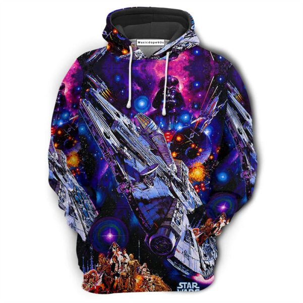 Star Wars Darth Vader Millennium Falcon  Movie 3D Hoodie