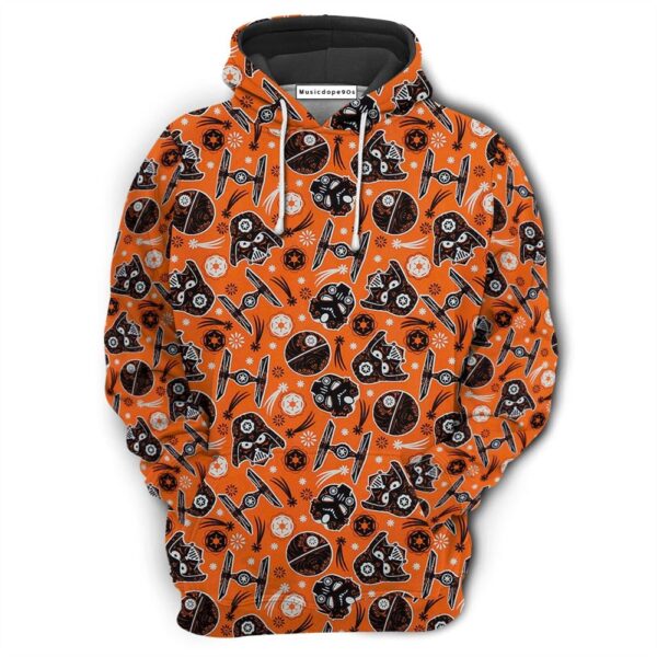 Star Wars Darth Vader Sugar Skull  Movie 3D Hoodie