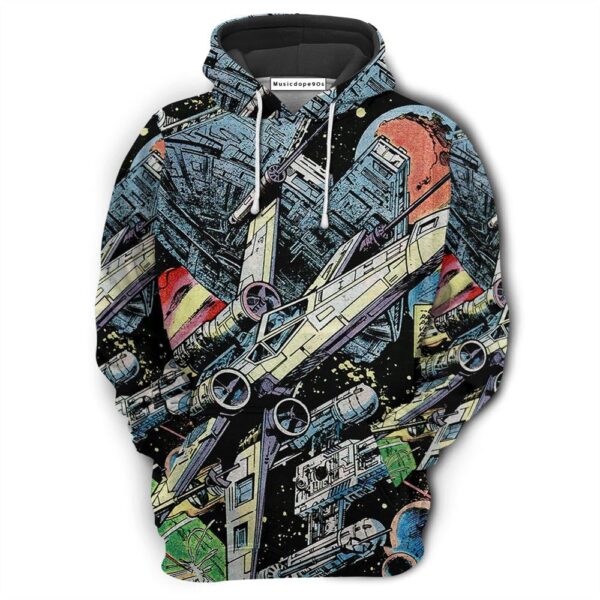 Star Wars Han Solo Spaceship  Movie 3D Hoodie