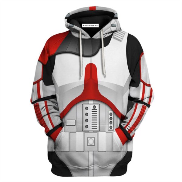 Star Wars Incinerator Troopers Costume  Movie 3D Hoodie