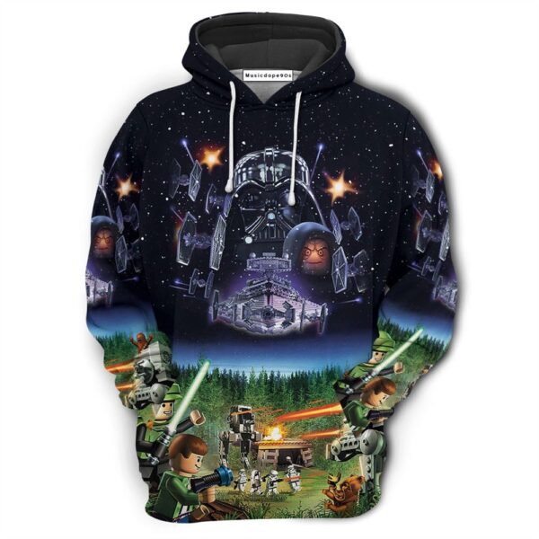 Star Wars Lego It’s A Trap!  Movie 3D Hoodie