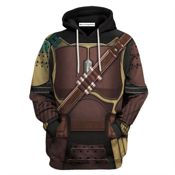 Star Wars Mandalorian Samurai Cool  Movie 3D Hoodie