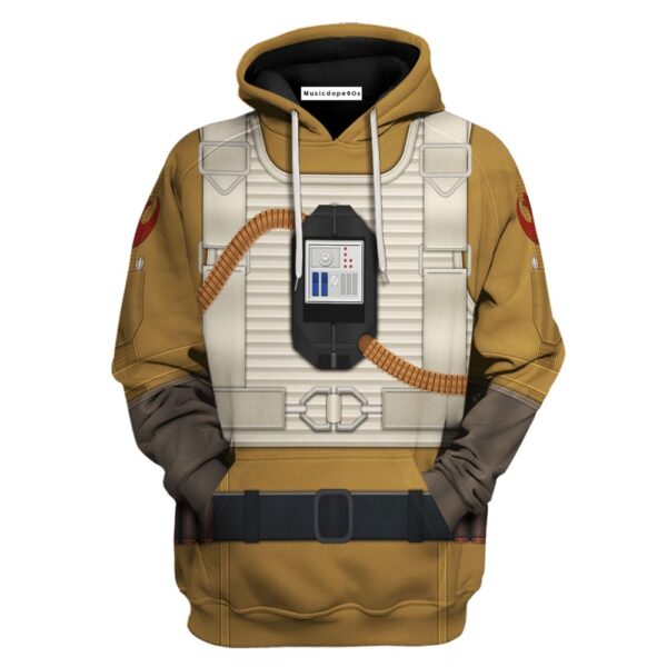 Star Wars Paige Tico’s Pilot Costume  Movie 3D Hoodie