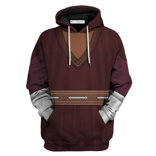 Star Wars Plo Koon Costume  Movie 3D Hoodie