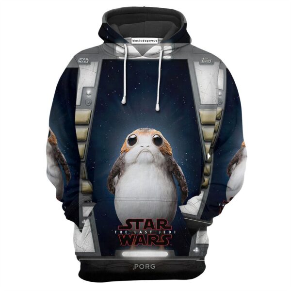 Star Wars Porgs Exist So Cute  Movie 3D Hoodie